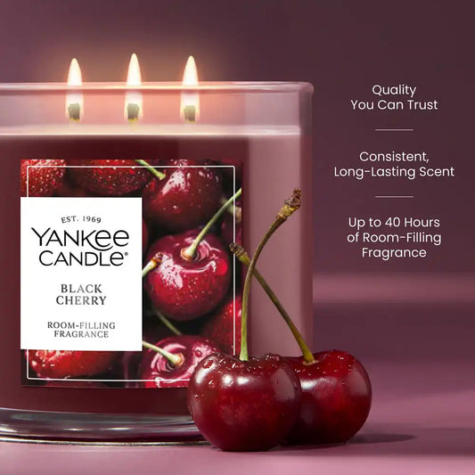 Black Cherry 3-Wick Candle