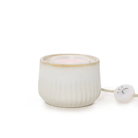 Ridged Ceramic Scenterpiece® Wax Warmer